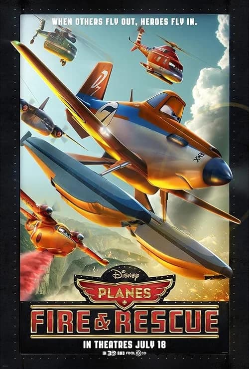 Planes: Fire & Rescue film posteri