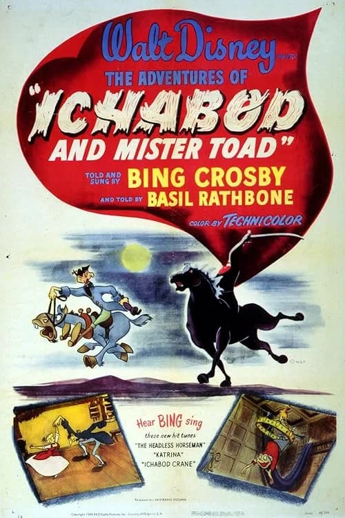 The Adventures of Ichabod and Mr. Toad film posteri