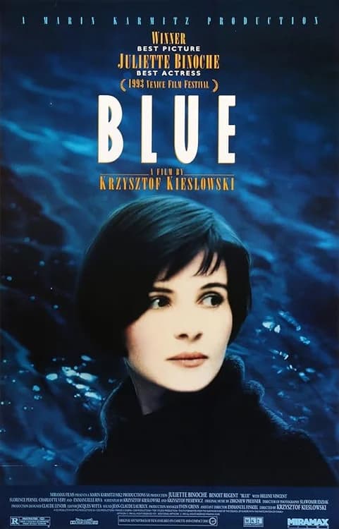 Three Colors: Blue film posteri